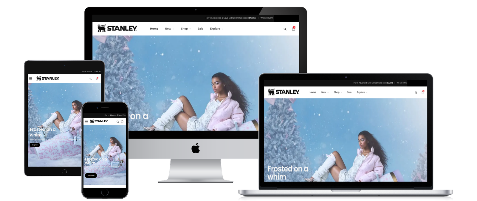 Stanley Pakistan website designed and developed by UHL Developers